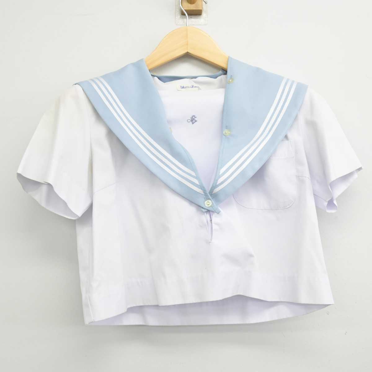 【中古】愛知県 愛知淑徳高等学校 女子制服 2点 (セーラー服・スカート) sf051541