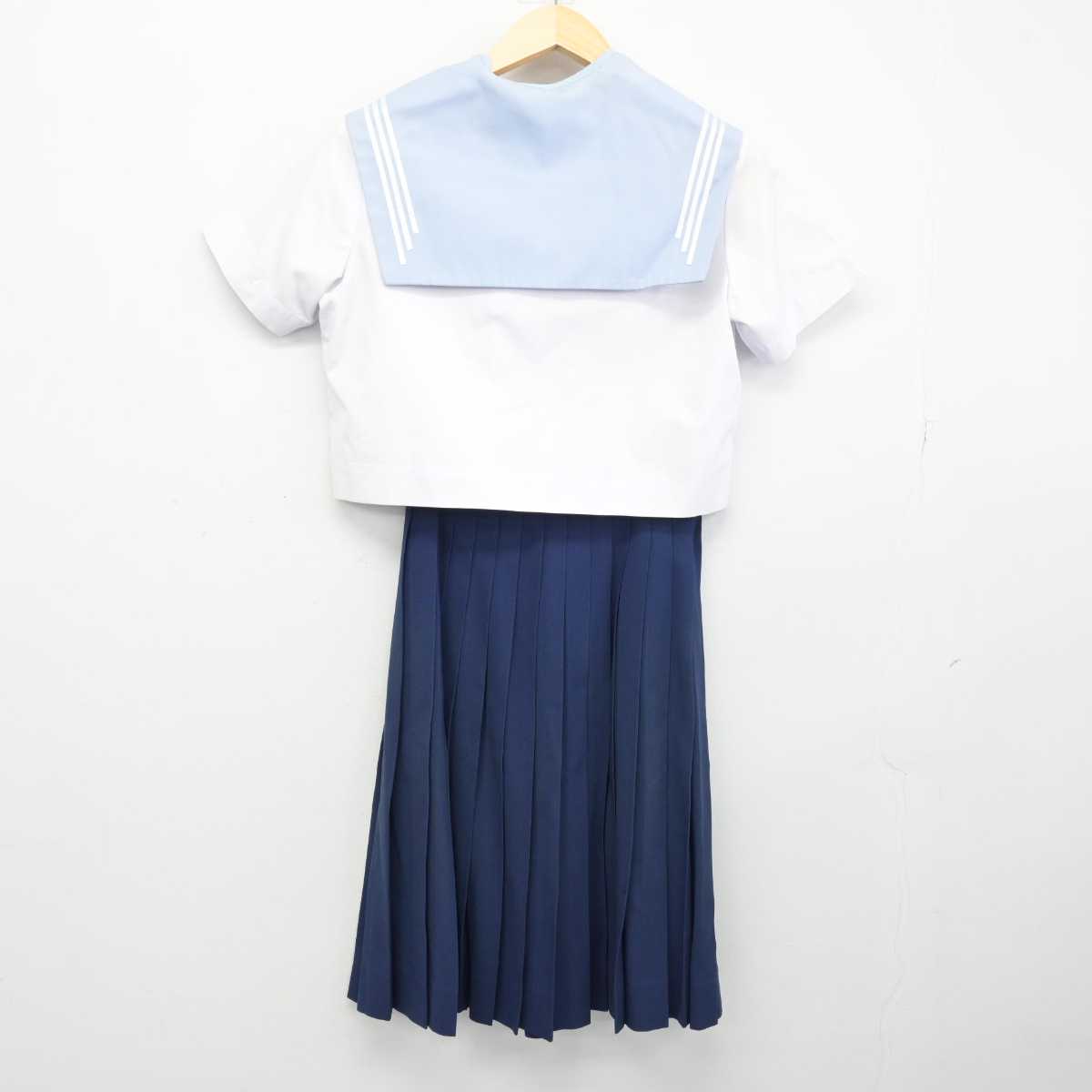 【中古】愛知県 愛知淑徳高等学校 女子制服 2点 (セーラー服・スカート) sf051542