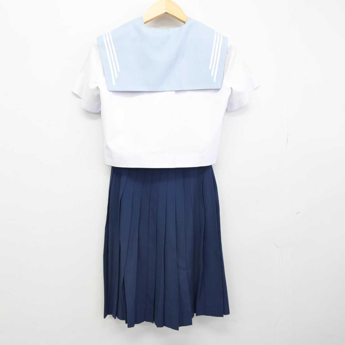 【中古】愛知県 愛知淑徳高等学校 女子制服 2点 (セーラー服・スカート) sf051543