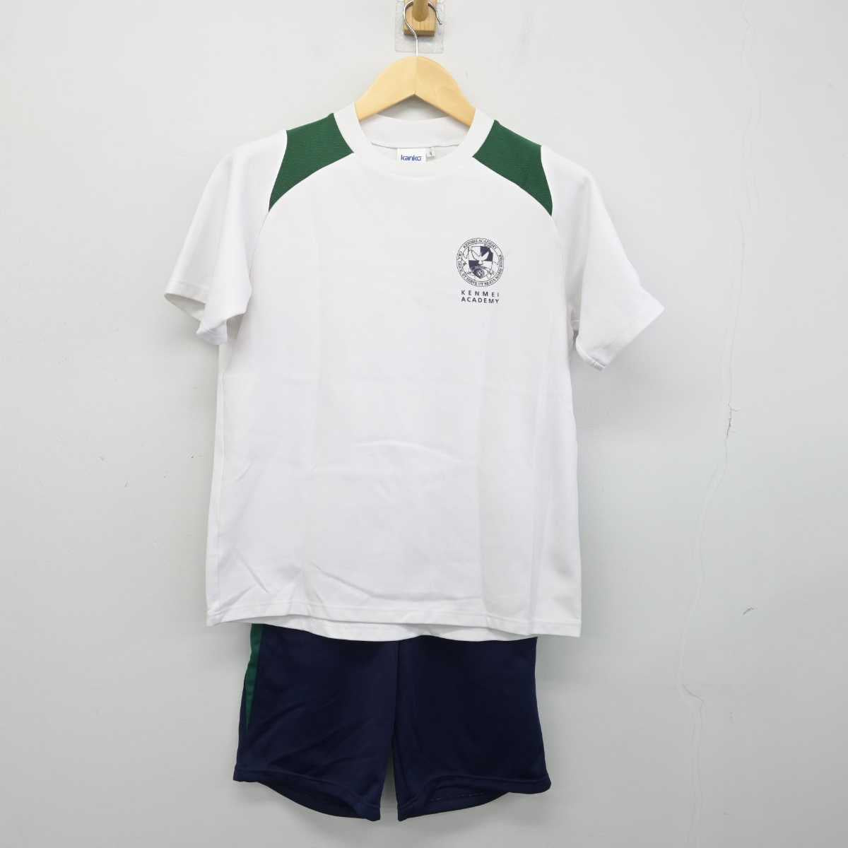 【中古】大阪府 賢明学院中学校・高等学校 女子制服 2点 (体操服 上・体操服 下) sf051552