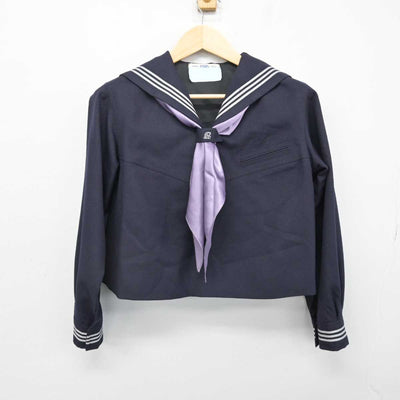 【中古】埼玉県 大妻嵐山中学校・高等学校 女子制服 3点 (セーラー服・スカート) sf051562