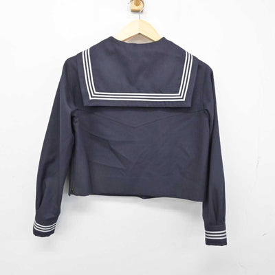 【中古】埼玉県 大妻嵐山中学校・高等学校 女子制服 3点 (セーラー服・スカート) sf051562