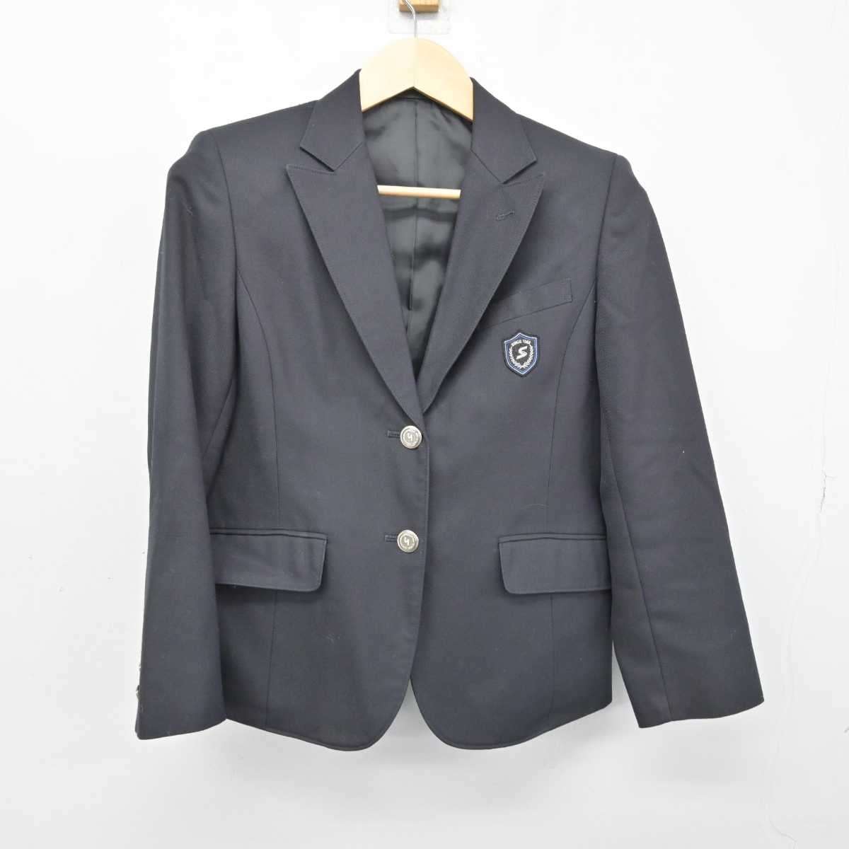 【中古】大阪府 東住吉総合高等学校 女子制服 2点 (ブレザー・スカート) sf051577