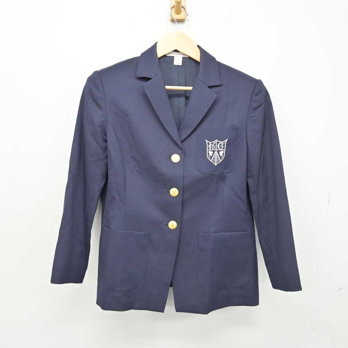 【中古】兵庫県 甲南女子大学 女子制服 2点 (ブレザー・スカート) sf051588