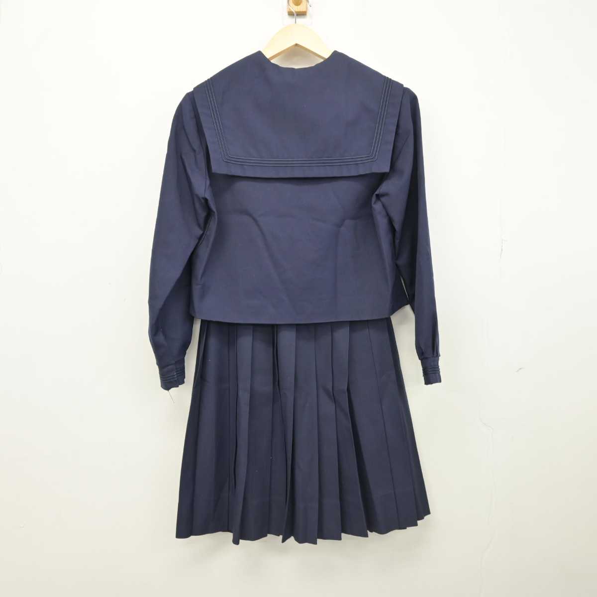 【中古】兵庫県 伊丹市立東中学校 女子制服 4点 (セーラー服・スカート・スカート) sf051597