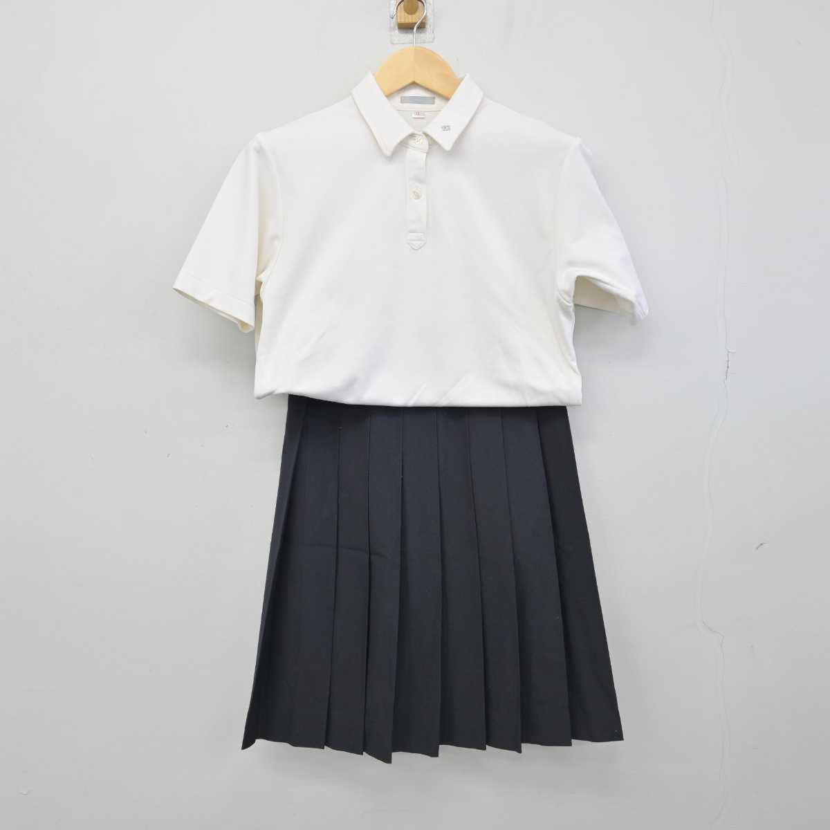 【中古】兵庫県 神戸星城高等学校 女子制服 3点 (シャツ・シャツ・スカート) sf051599