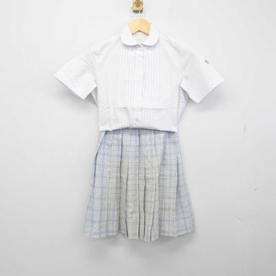 【中古】東京都 頌栄女子学院中学校 女子制服 2点 (シャツ・スカート) sf051608