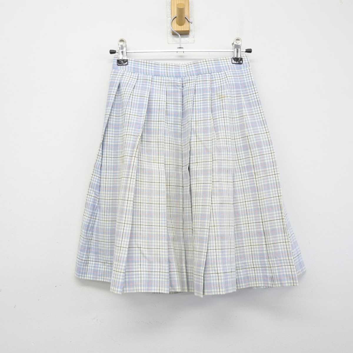 【中古】東京都 頌栄女子学院中学校 女子制服 2点 (シャツ・スカート) sf051608