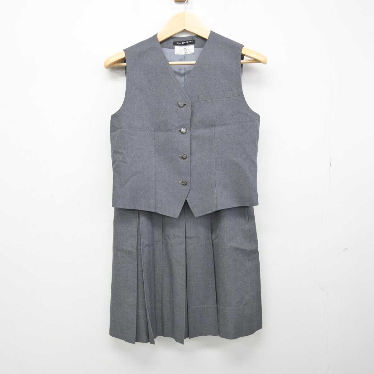 【中古】神奈川県 上溝高等学校 女子制服 5点 (ブレザー・ベスト・スカート) sf051617