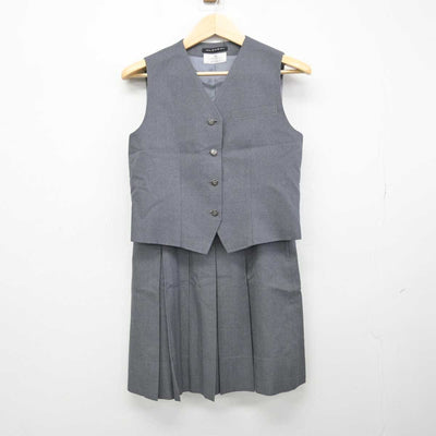 【中古】神奈川県 上溝高等学校 女子制服 5点 (ブレザー・ベスト・スカート) sf051617