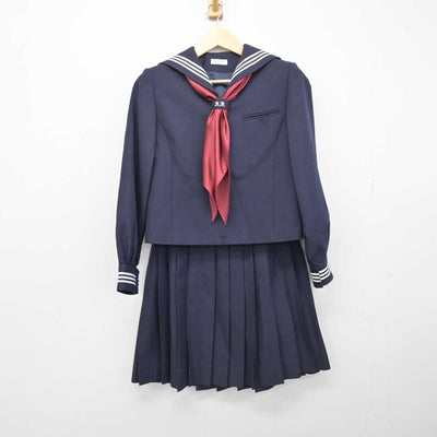 【中古】東京都 昭和女子大学附属昭和中学校 女子制服 3点 (セーラー服・スカート) sf051620