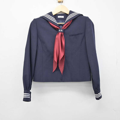 【中古】東京都 昭和女子大学附属昭和中学校 女子制服 3点 (セーラー服・スカート) sf051620