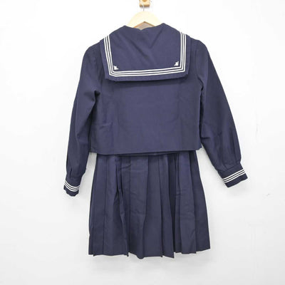 【中古】東京都 成蹊中学校 女子制服 3点 (セーラー服・スカート) sf051633