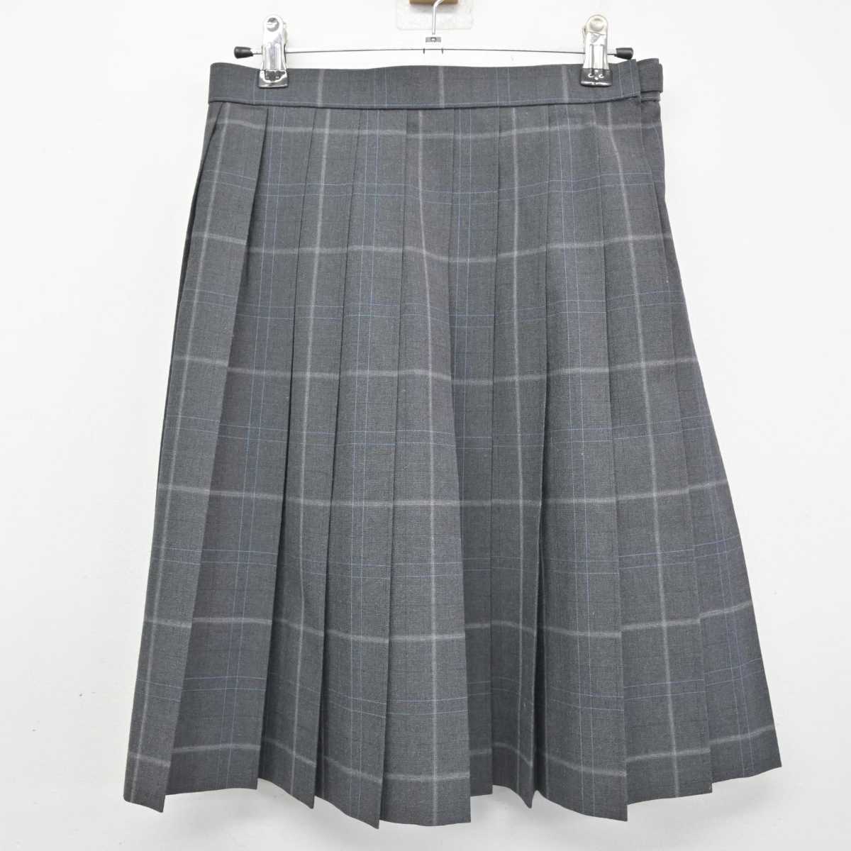 【中古】東京都 総合芸術高等学校 女子制服 2点 (ベスト・スカート) sf051636