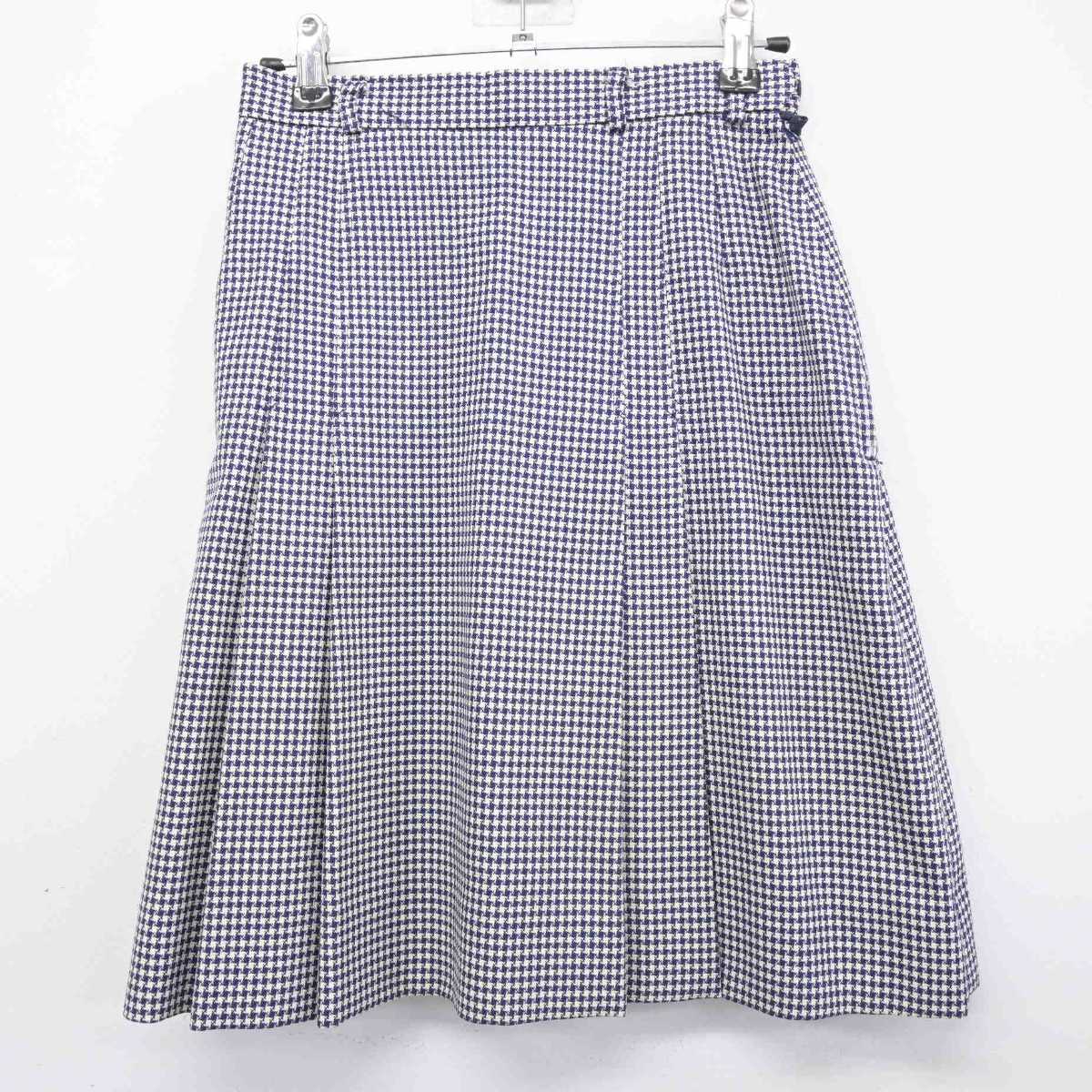 【中古】東京都 富士見丘中学高等学校 女子制服 2点 (ニットベスト・スカート) sf051637