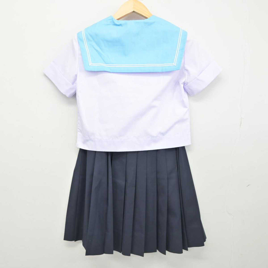 【中古】大阪府 夕陽丘高等学校 女子制服 3点 (セーラー服・スカート) sf051646