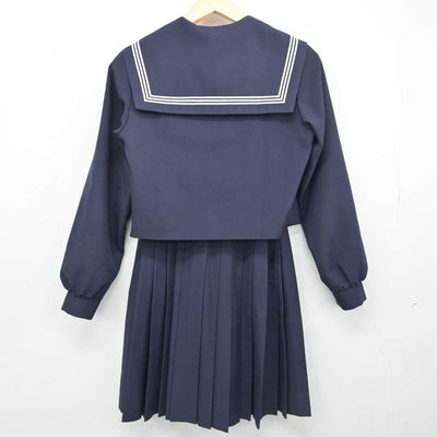 【中古】愛知県 碧南高等学校 女子制服 2点 (セーラー服・スカート) sf051655