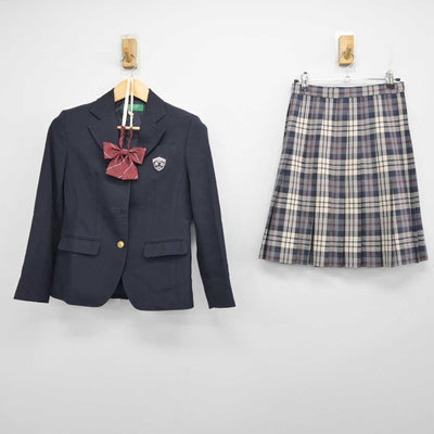 【中古】大阪府 四條畷学園高等学校 女子制服 3点 (ブレザー・スカート) sf051662