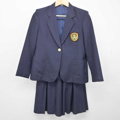 【中古】兵庫県 近畿大学附属豊岡高等学校 女子制服 3点 (ブレザー・ベスト・スカート) sf051665