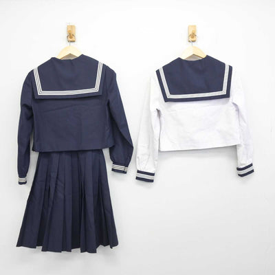 【中古】北海道 士幌中央中学校 女子制服 5点 (セーラー服・セーラー服・スカート) sf051681