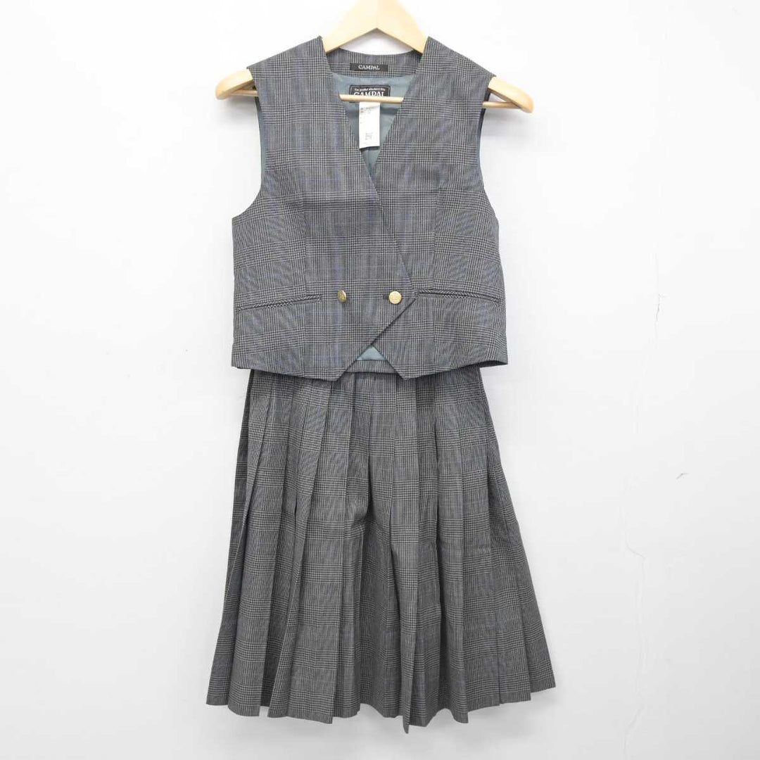 【中古】北海道 音更高等学校 女子制服 4点 (ブレザー・ベスト・スカート) sf051682