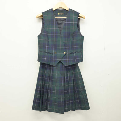 【中古】北海道 札幌第一高等学校 女子制服 4点 (ブレザー・ベスト・スカート) sf051685