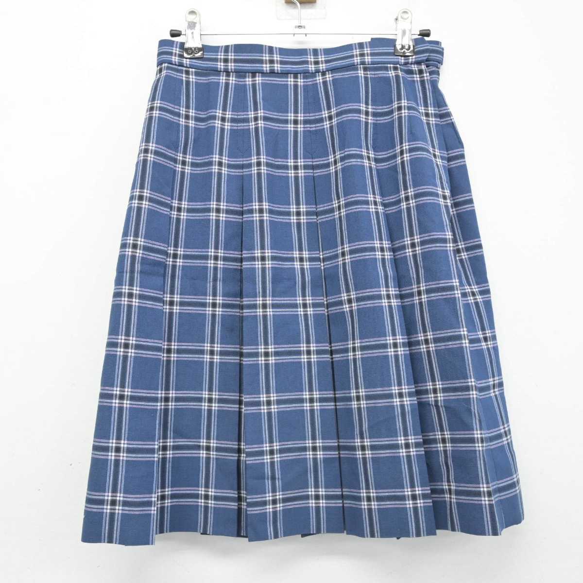 【中古】東京都 立川女子高等学校 女子制服 4点 (ニットベスト・シャツ・スカート) sf051707