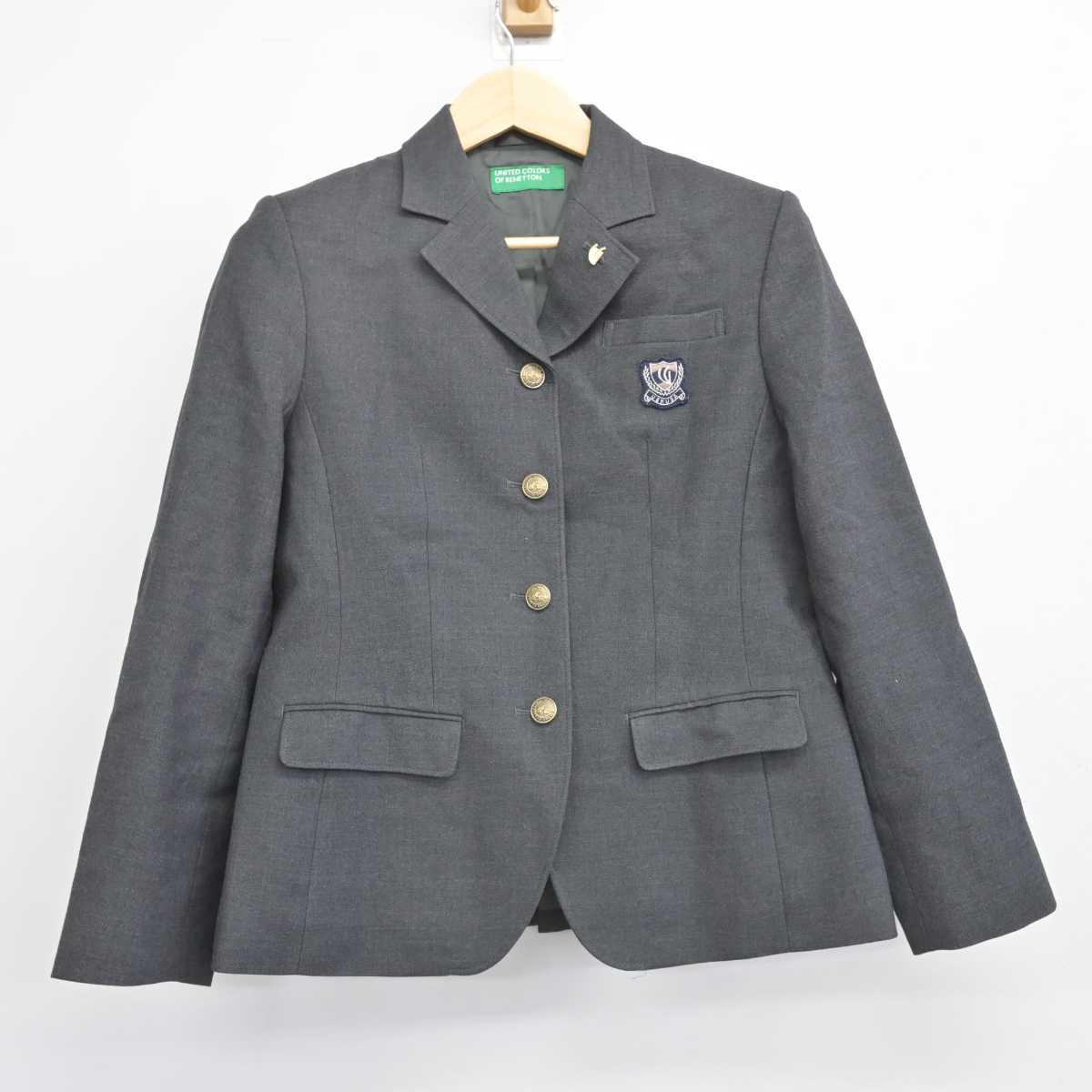 【中古】千葉県 植草学園大学附属高等学校 女子制服 3点 (ブレザー・スカート) sf051723