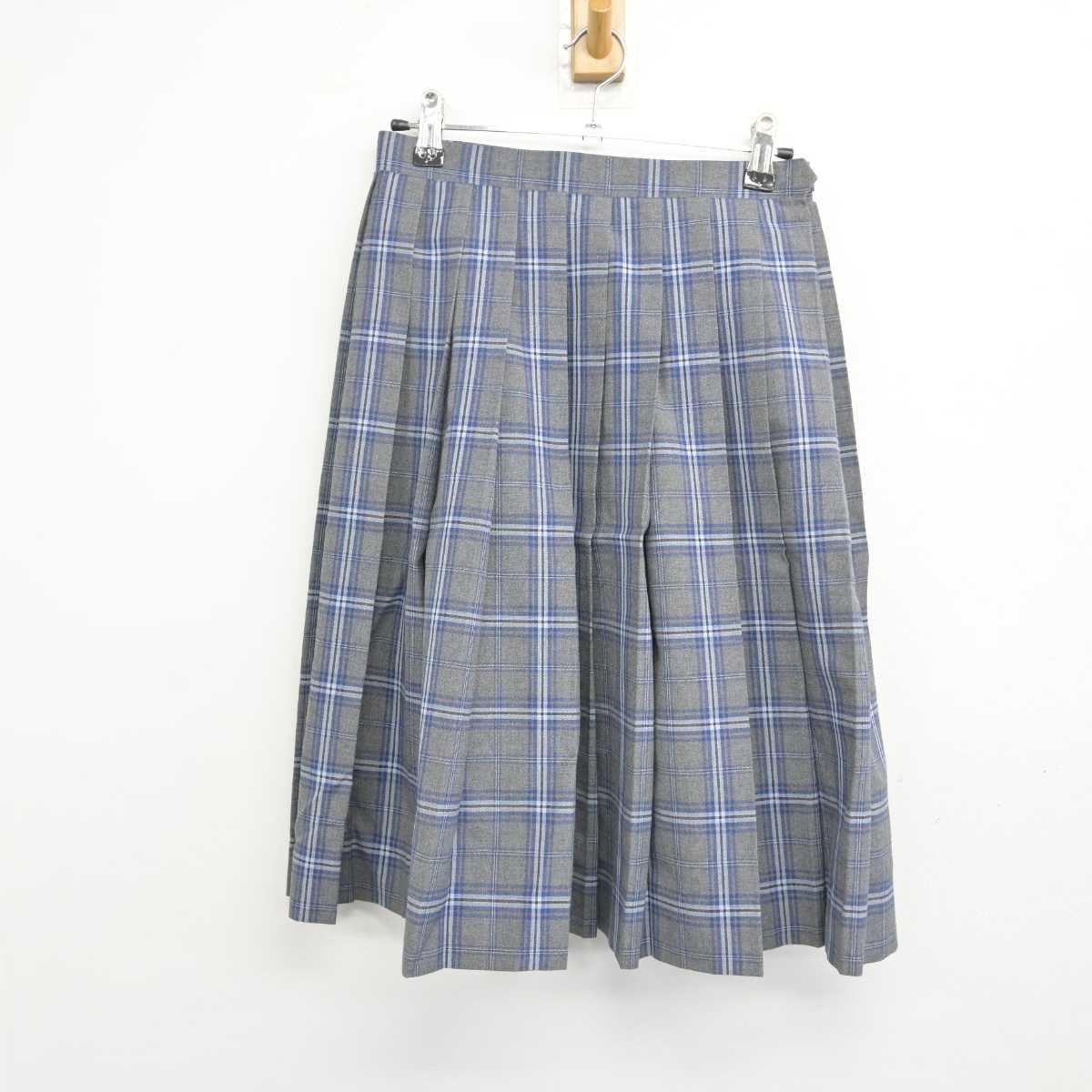 【中古】千葉県 入船中学校 女子制服 2点 (ニットベスト・スカート) sf051726