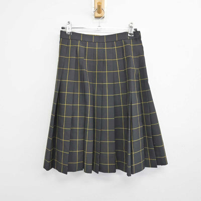 【中古】京都府 京都光華中学校・高等学校 女子制服 2点 (ニットベスト・スカート) sf051729