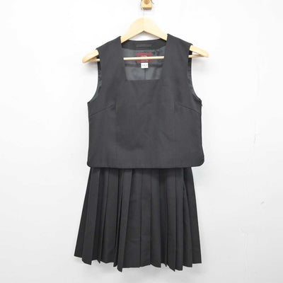 【中古】香川県 高松南高等学校 女子制服 3点 (ブレザー・ベスト・スカート) sf051738