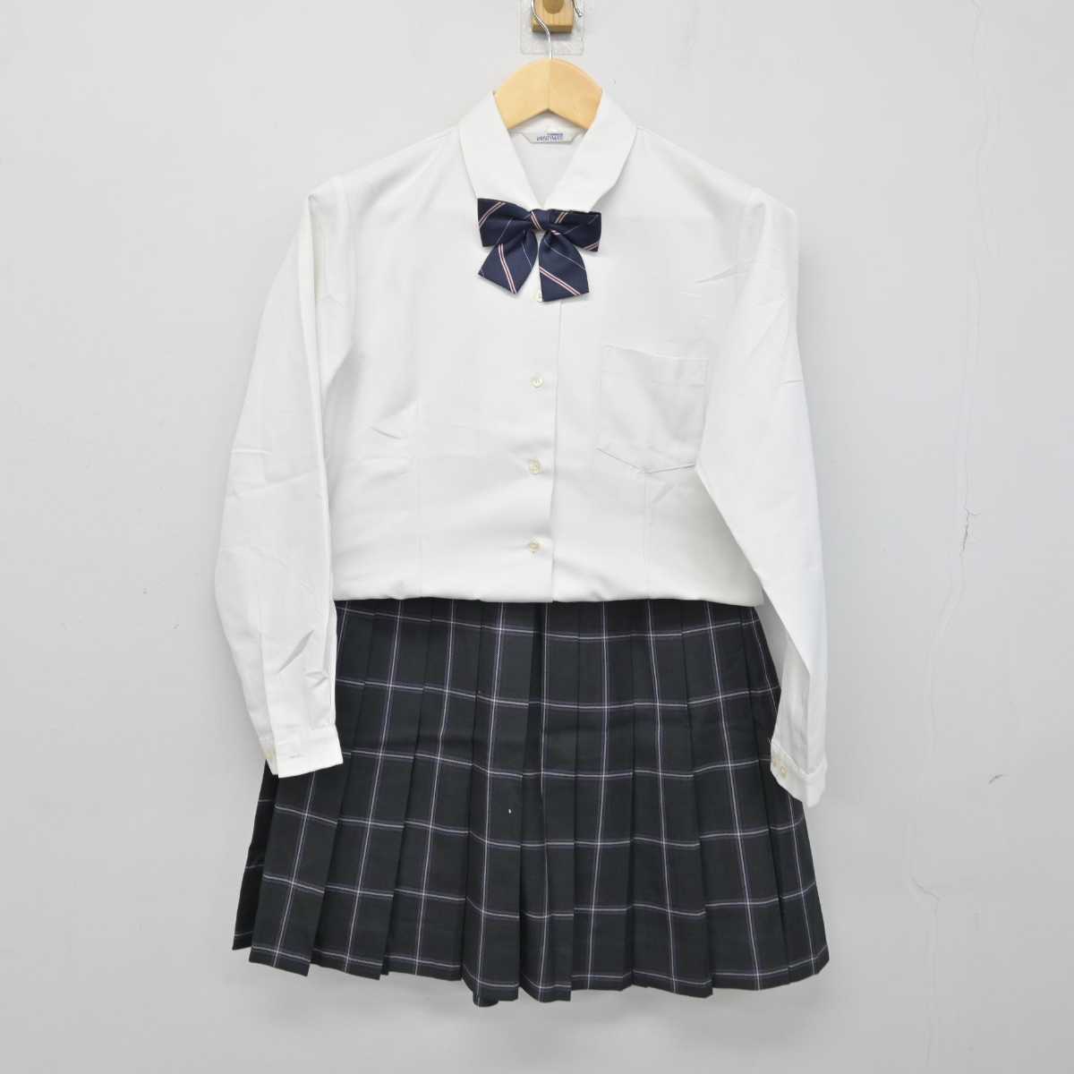 【中古】東京都 日本大学豊山女子中学校・高等学校 女子制服 4点 (シャツ・スカート) sf051756