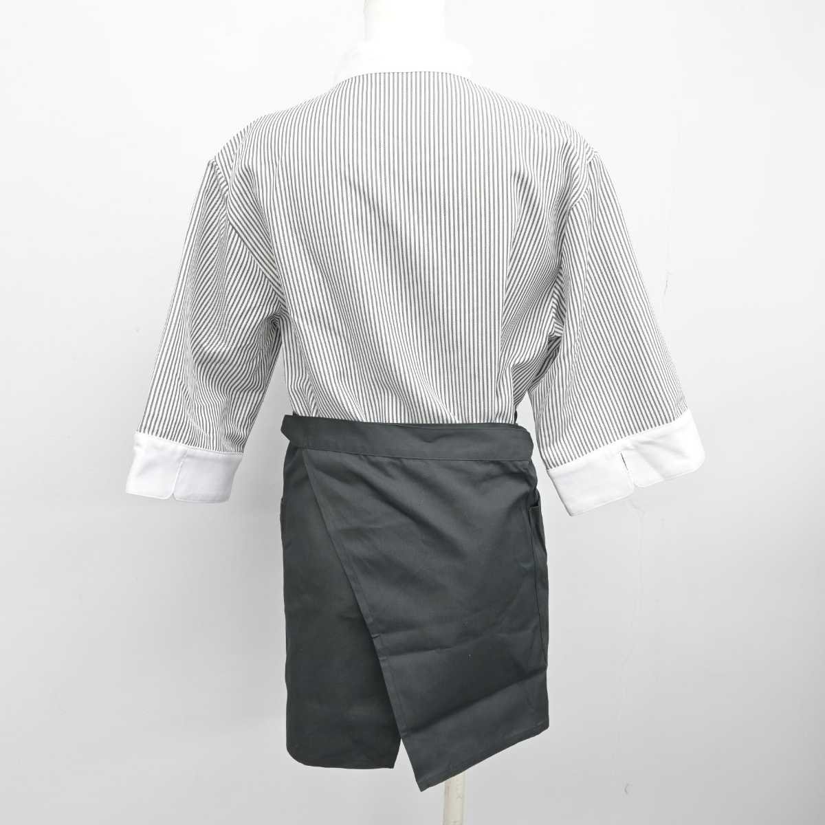 【中古】 フルーツサンド店ユニフォーム 女子制服 4点 (シャツ・エプロン / サロン) sf051763