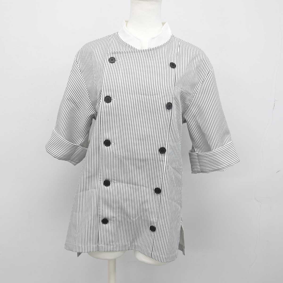 【中古】 フルーツサンド店ユニフォーム 女子制服 4点 (シャツ・エプロン / サロン) sf051764