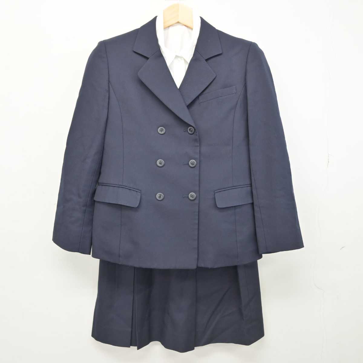 【中古】東京都 共立女子高等学校 女子制服 8点 (ブレザー・ニット・シャツ・スカート) sf051769