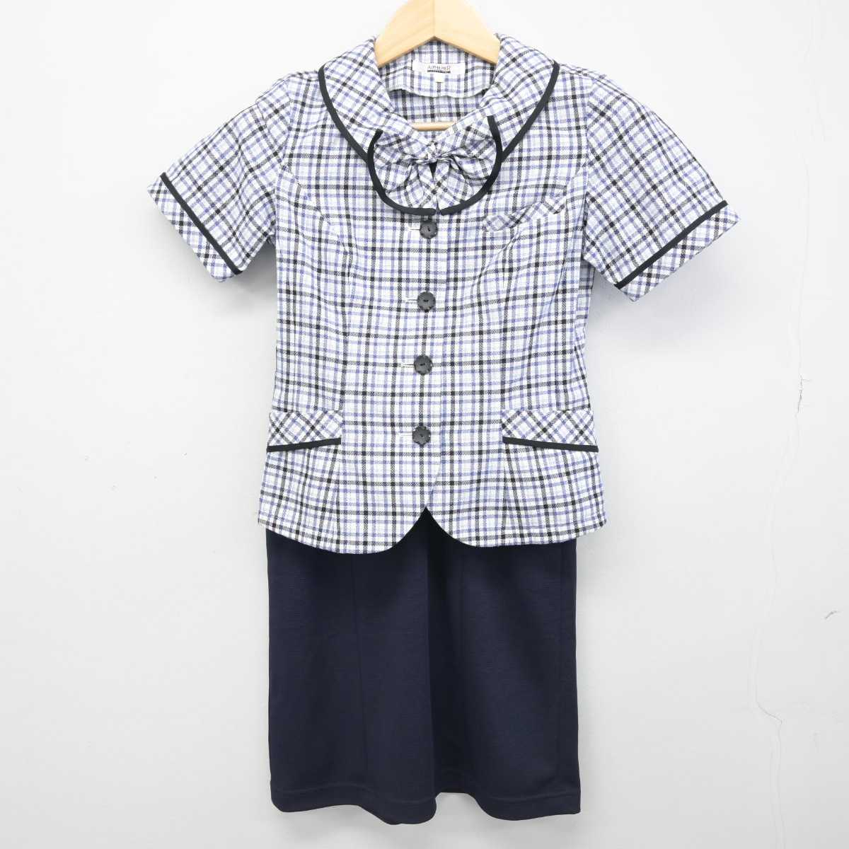 【中古】 事務服 女子制服 3点 (シャツ・スカート) sf051780