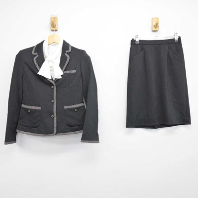 【中古】 事務服 女子制服 3点 (ブレザー・シャツ・スカート) sf051785