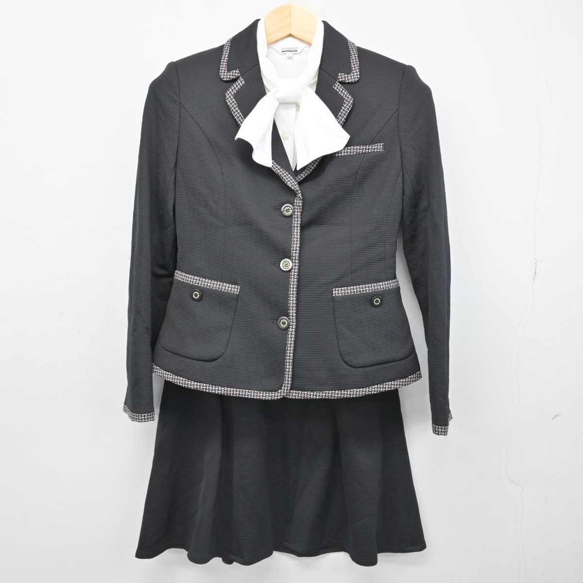 【中古】 事務服 女子制服 3点 (ブレザー・シャツ・スカート) sf051786