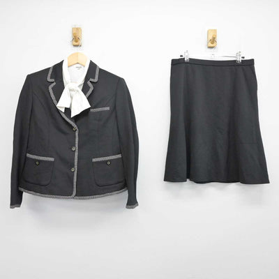 【中古】 事務服 女子制服 3点 (ブレザー・シャツ・スカート) sf051788