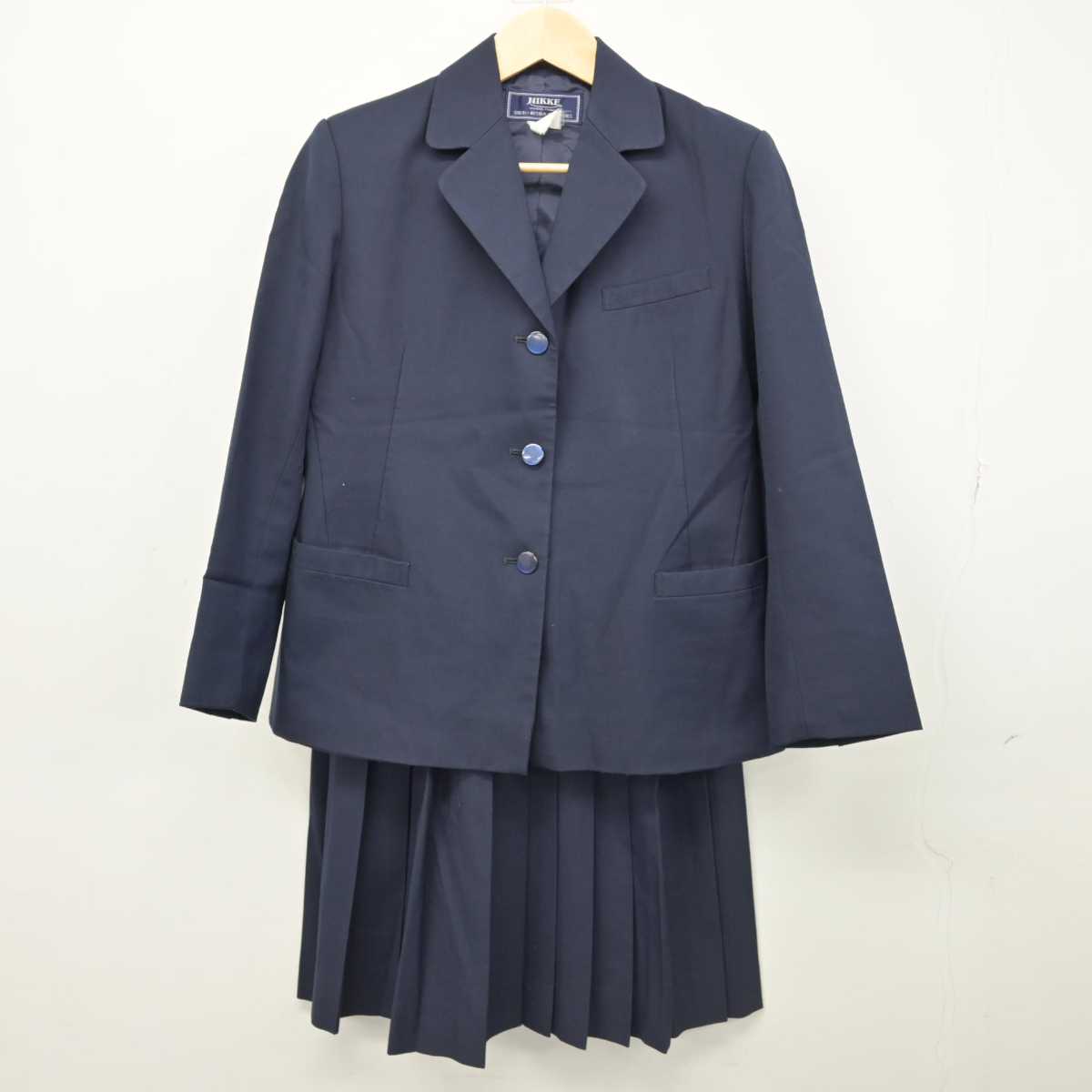 【中古】埼玉県 泰平中学校 女子制服 3点 (ブレザー・ニット・スカート) sf051800