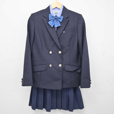 【中古】大阪府 東海大学付属大阪仰星高等学校 女子制服 4点 (ブレザー・シャツ・スカート) sf051806