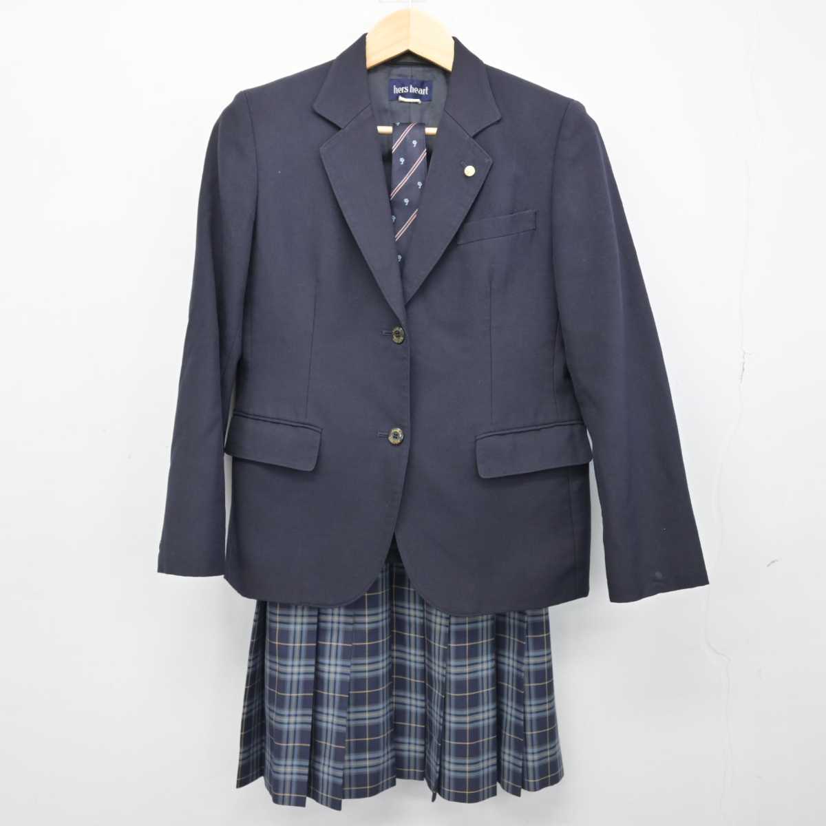 【中古】兵庫県 須磨学園高等学校 女子制服 5点 (ブレザー・スカート) sf051812