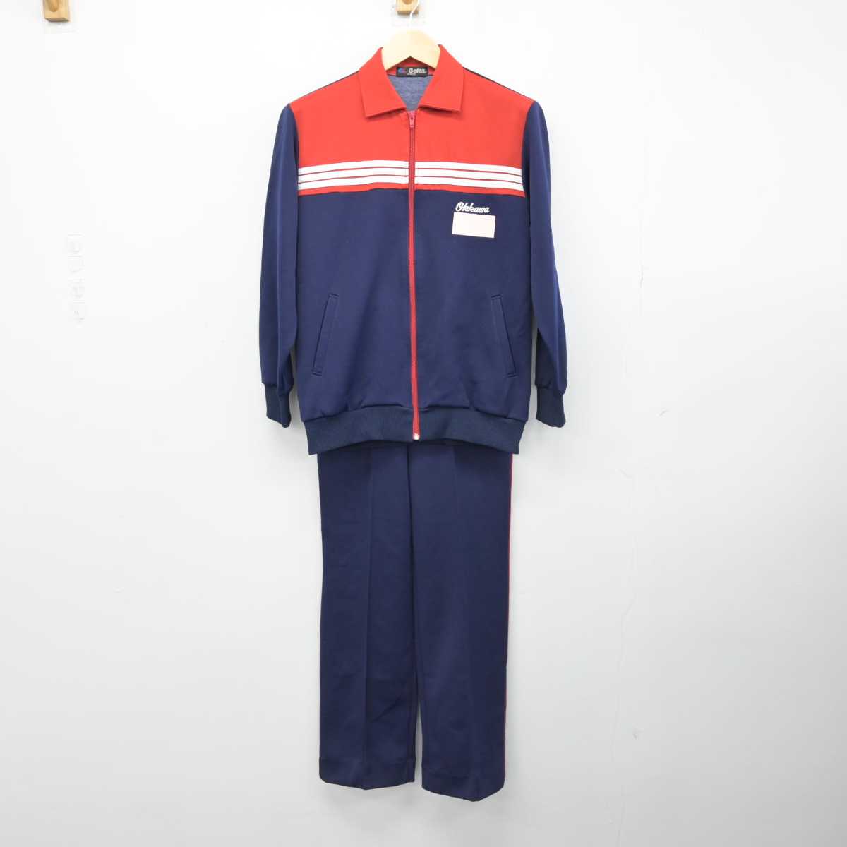 【中古】愛知県 乙川中学校 女子制服 2点 (ジャージ 上・ジャージ 下) sf051815