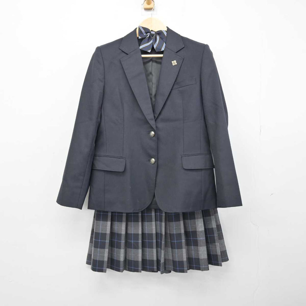 中古】埼玉県 潮止中学校 女子制服 5点 (ブレザー・スカート) sf051823