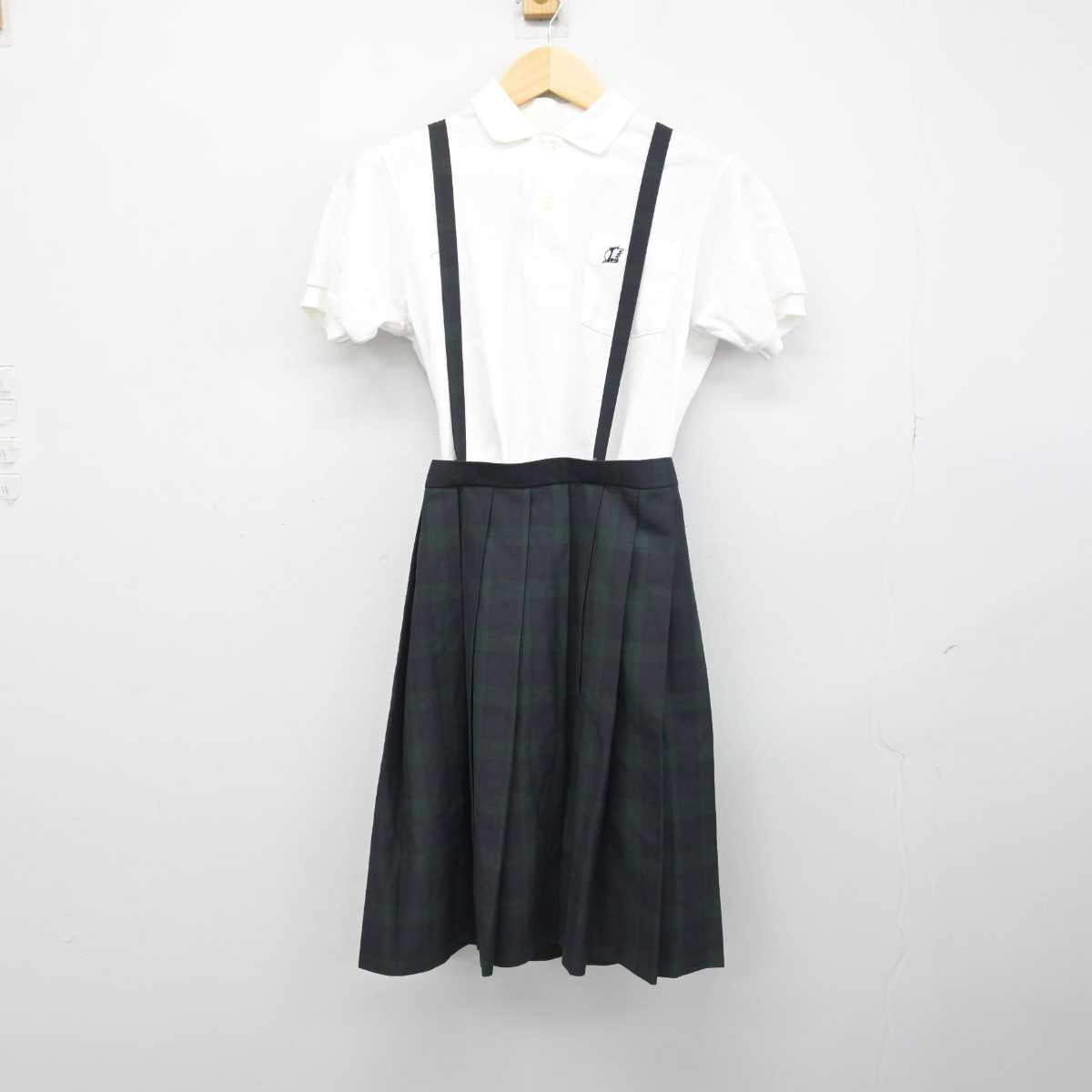 【中古】神奈川県 岩戸中学校 女子制服 3点 (シャツ・スカート) sf051825