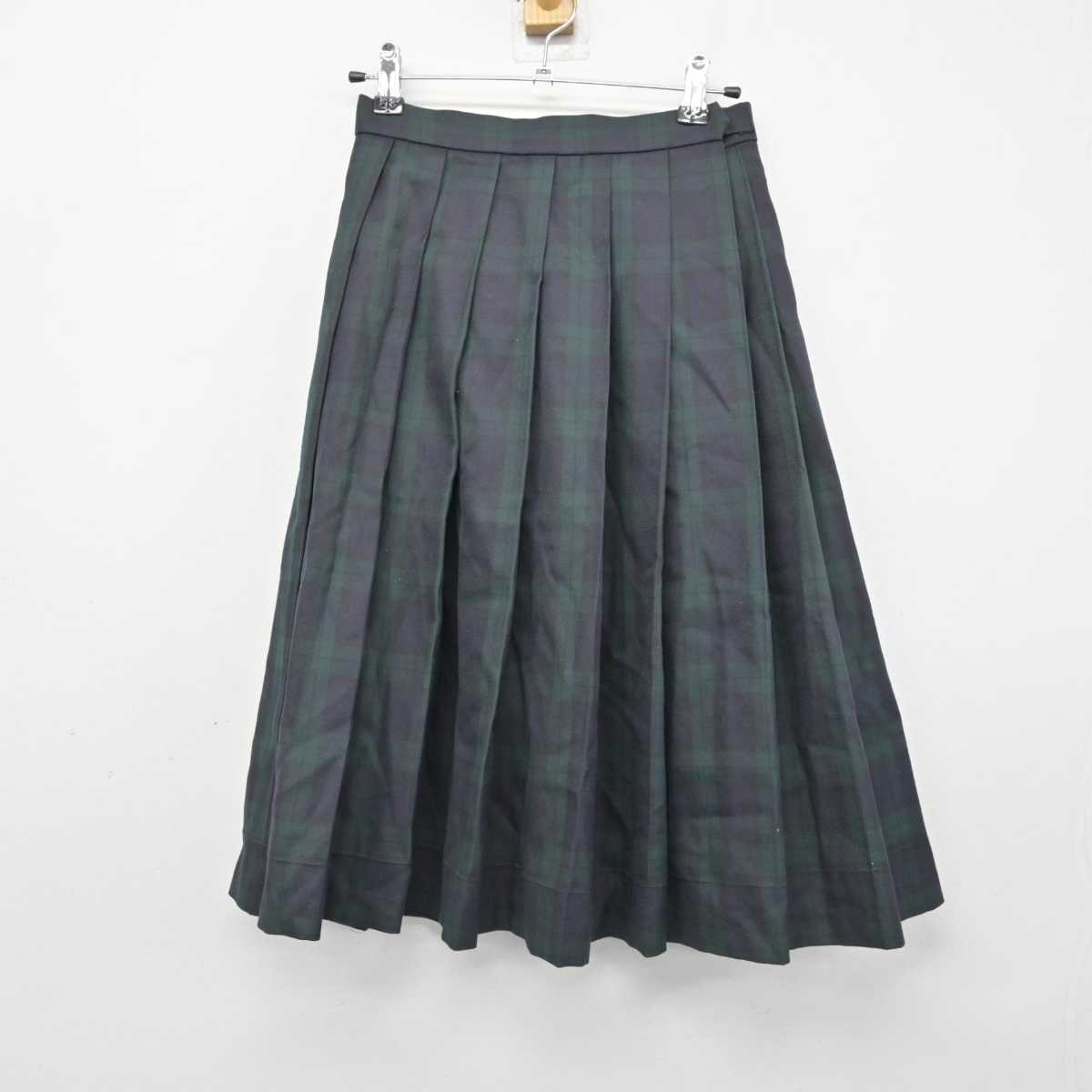 【中古】神奈川県 岩戸中学校 女子制服 4点 (ブレザー・シャツ・ベスト・スカート) sf051828