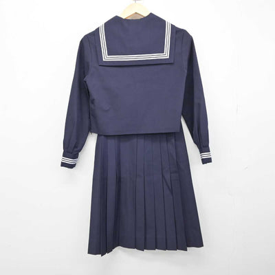 【中古】東京都 実践女子学園中学校 女子制服 4点 (セーラー服・スカート) sf051829