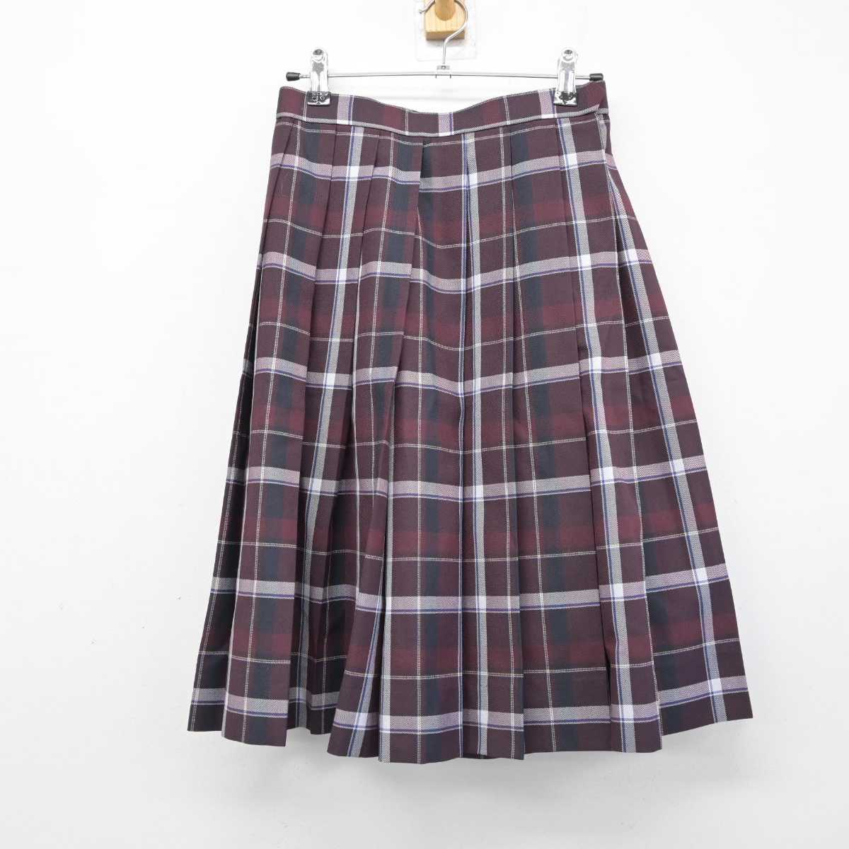 【中古】滋賀県 立命館守山中学校 女子制服 2点 (ブレザー・スカート) sf051834