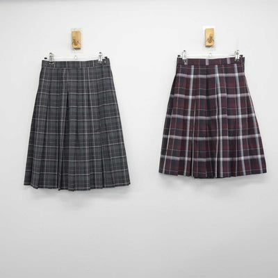 【中古】滋賀県 立命館守山中学校 女子制服 2点 (スカート・スカート) sf051835