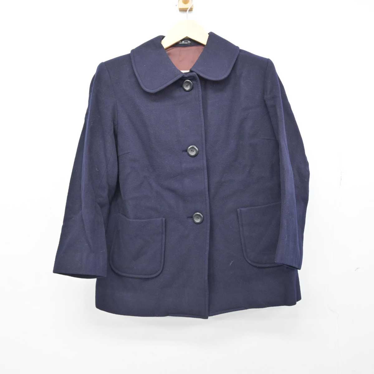 【中古】大阪府 樟蔭中学校 女子制服 1点 (コート) sf051850